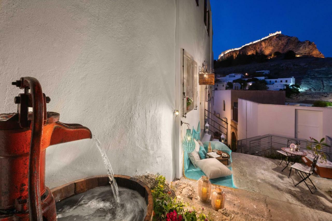 Casa Pietra Lindos Luxury Traditional House Líndos Exterior foto